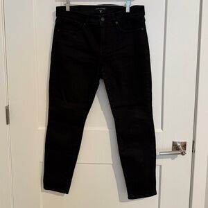 Lucky Brand AVA Mid Rise Skinny - size 10/30, Black Wash, Like New